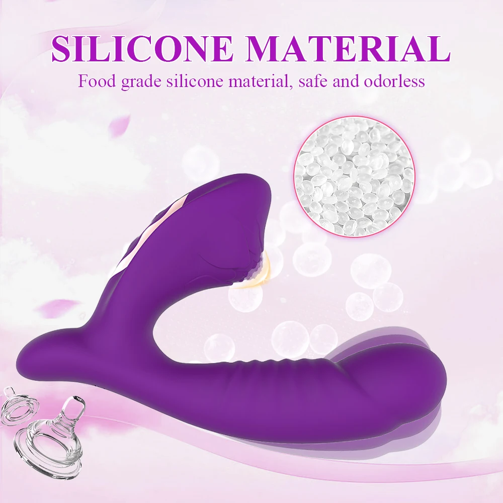 2 IN 1 Vagina G Spot Vibrator Dual Motor Powerful Vibrating Clitoral Anal Wearable Massager Adult Sex Toys for Women and Couples