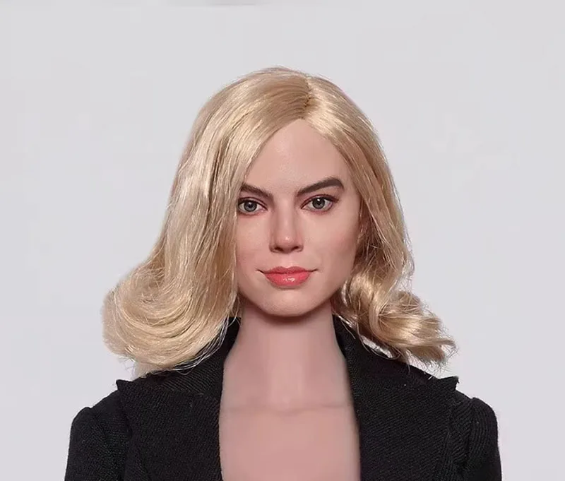 

Hot Sales 1/6 GACTOYS GC047 Beauty Girl Women Head Sculpture Carving with Long Hair Model 4 Color Option For 12" TBL PH Action