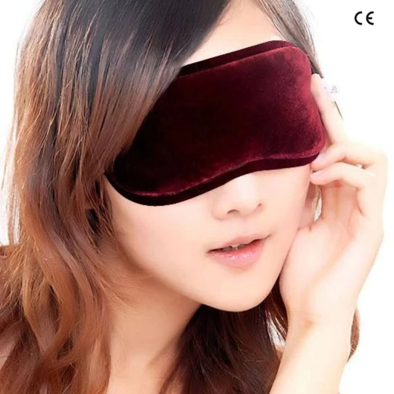 Red velvet magnetic eye mask, promoting blood circulation to reduce wrinkles, light-blocking sleep mask Healthcare Shade Cover