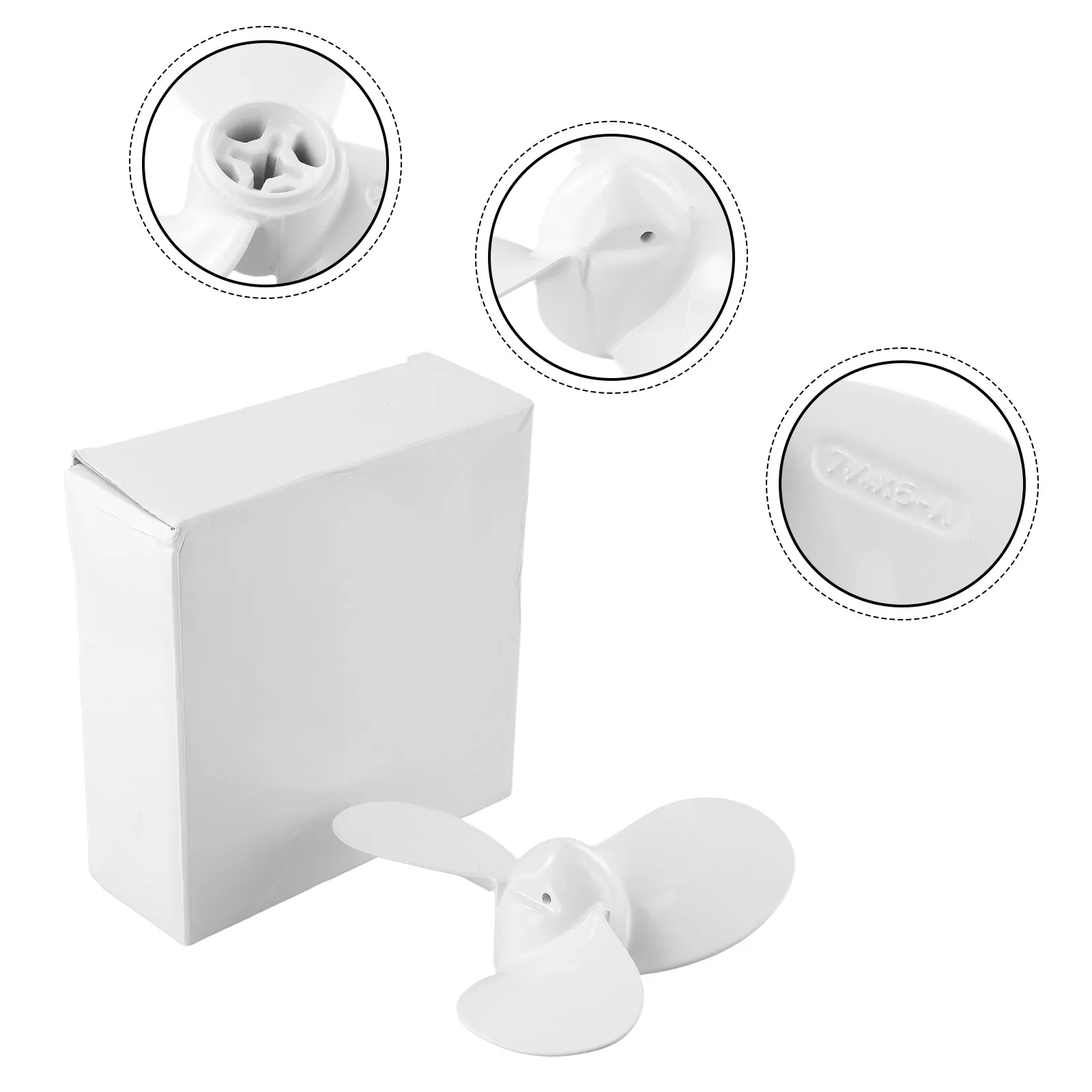 for outboard Motor Propeller Aluminum Alloy 3 for blades for Hangkai 3 5HP and 2 for hp Performance Improvement