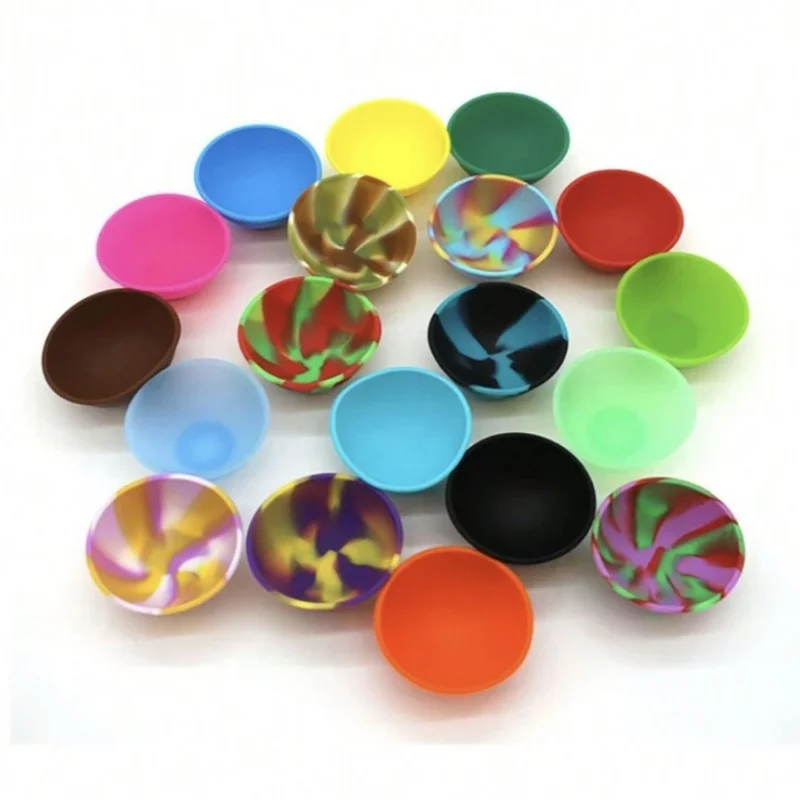 Silicone Bowl Jar Diameter 67mm Container Tobacco Herb Smoking Kitchen Smoke Storage Box Cigarette Accessories