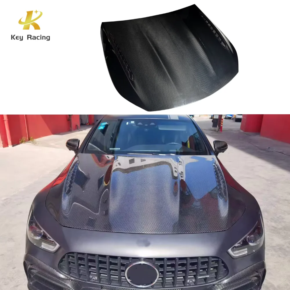 AMG GT50 GT53 GT63 Hood Accesorios Para Vehículos Carbon Fiber TC Style Engine Cover Bonnet For Mercedes Benz AMG GT50 53 63