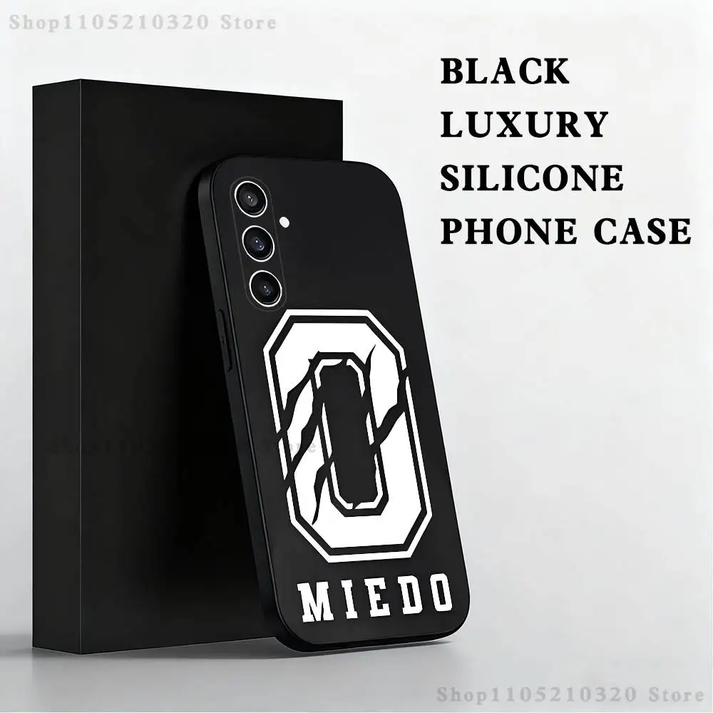 Custodia per telefono Penta Zero M-Miedo per Samsung S 25,24,23,22,30,21,10,9,Ultra,Plus,Lite,FE,4,5 G Custodia morbida nera