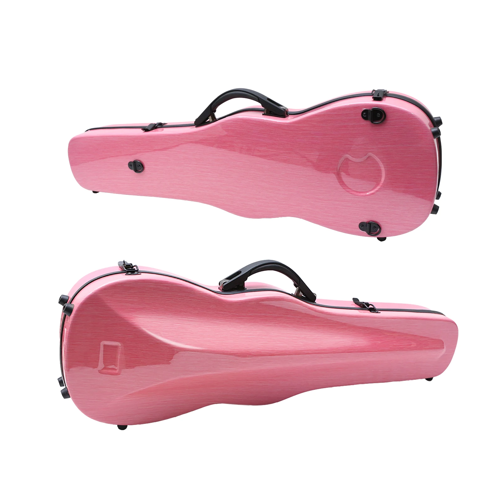 

Violin Case 4/4 Full Size Hard Case Violin Glass pink Strong Durable Gourd Shape hard nice #US