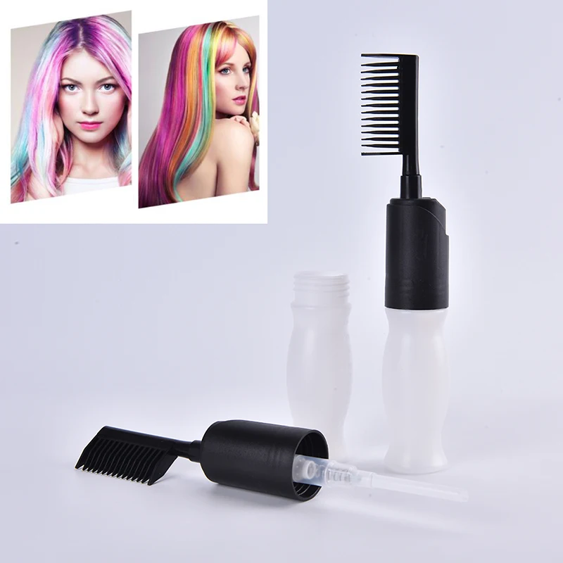 Professional Hair Colouring Comb Empty Hair Dye Bottle with Applicator Brush Dispensing Salon Hair Coloring расческа для волос