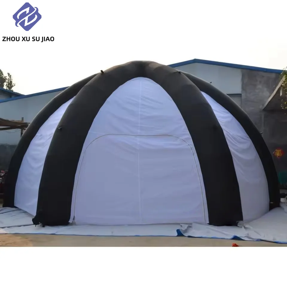 เต็นท์เป่าลมแบบกำหนดเอง ร่มกันแดดแบบเป่าลมแบบพกพาสำหรับงานรูปทรงโค้งขนาดยักษ์ในกิจกรรมส่งเสริมการขายกลางแจ้ง