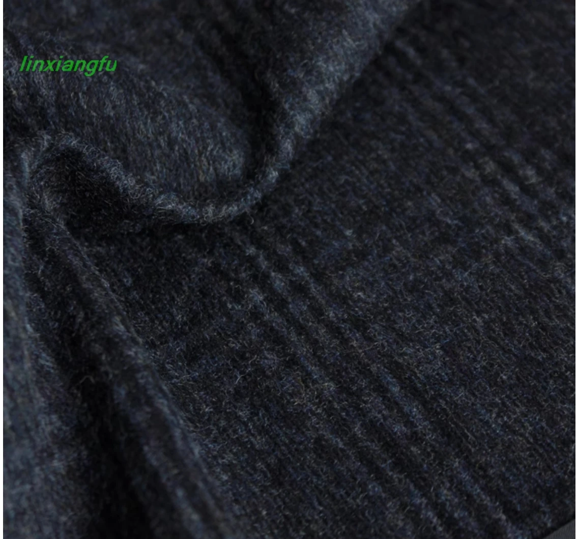  Grey high-grade full wool dress suit fabric, men's suit pants clothing fabric.