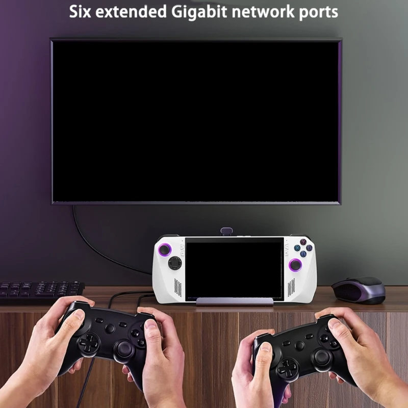 Fast Speed Charging Station for Gamers 4K 60Hz HDMI2.0 and Ethernet Connectivitys