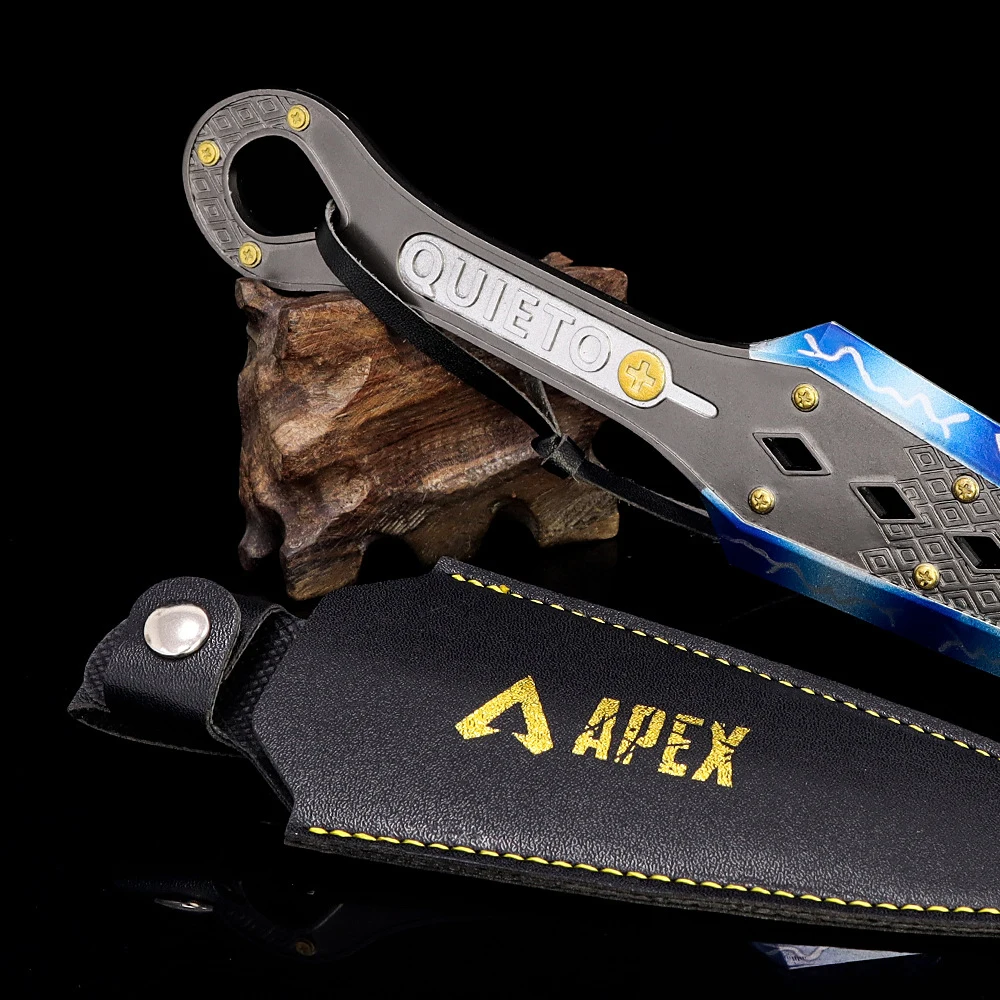 Apex Legends Heirloom arma 25cm Wraith Heirloom Kunai Leather Cover Game portachiavi Knife Katana Sword Samurai Gifts giocattoli per bambini