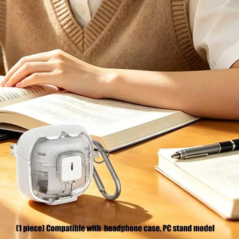 Q6PA Desk Stand Charging Case Cover with Full Shell Design for Daily Carry, Worktable Use, Home Use, and Travel Storage
