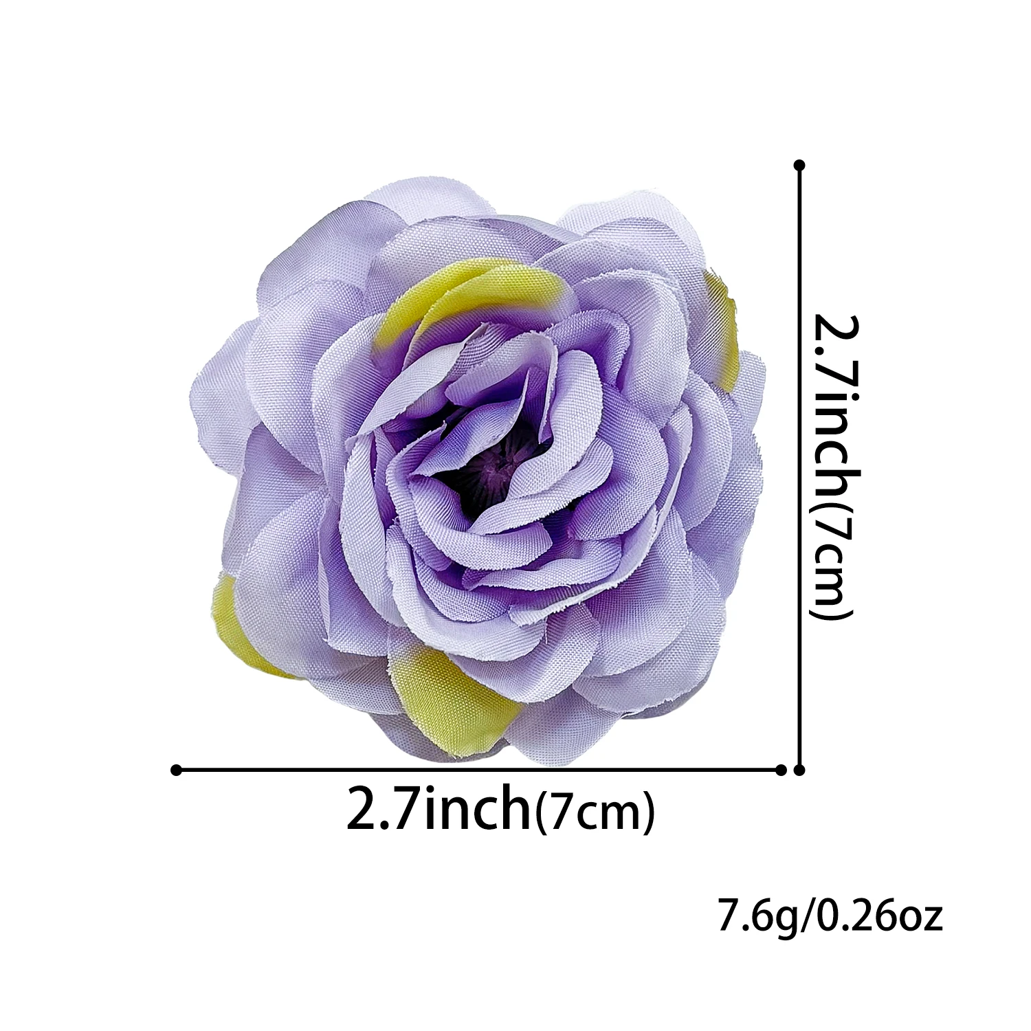 12pcs Artificial Camellia Flower Rose Hair Clips For Girls Wedding Vacation Party Daily Barrettes For Women Hair Accessories