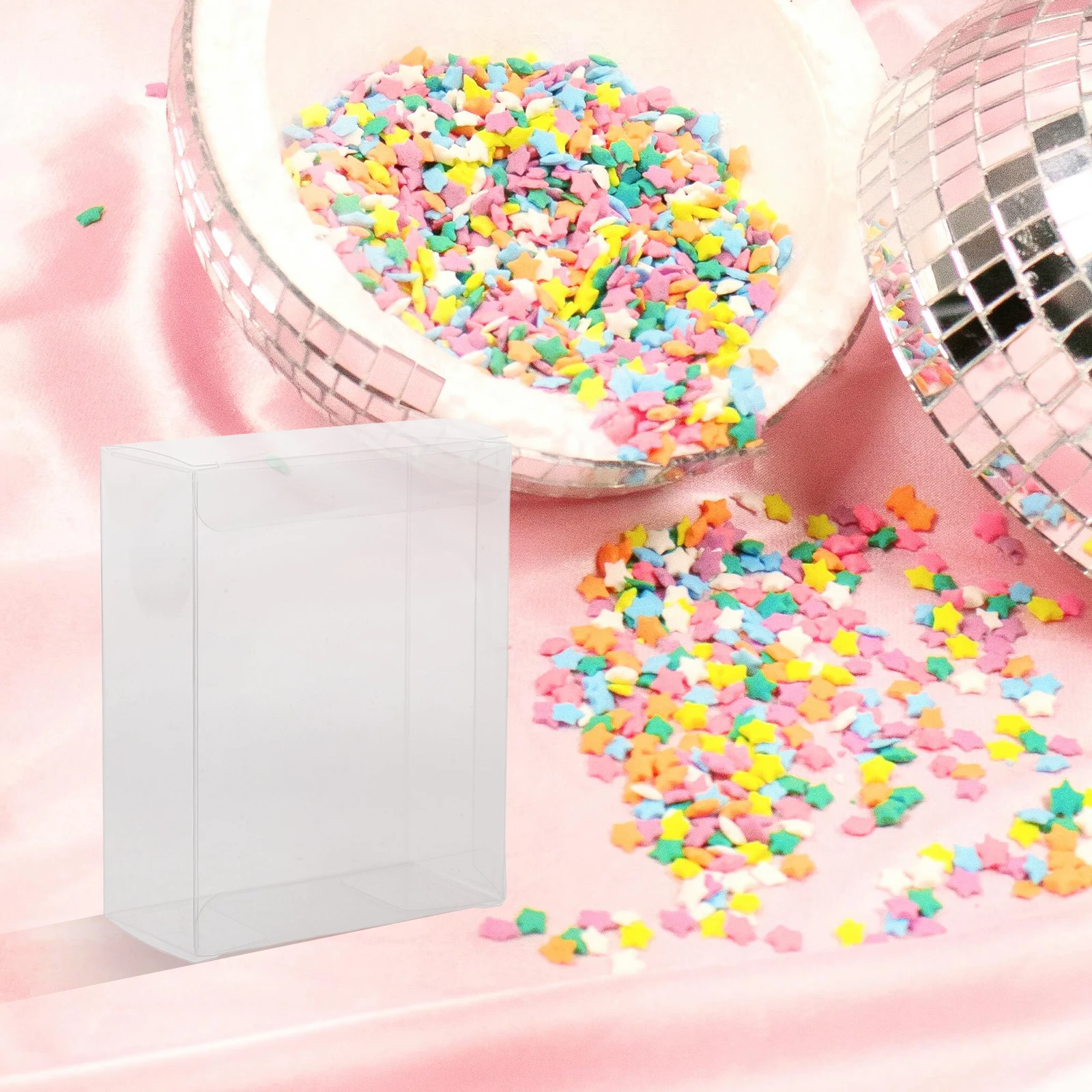 

30 Pcs Gift Boxes 4 2x3 4x1 5 Transparent PVC C Large Size Wedding Birthday Party Supplies Portable Case Bulk