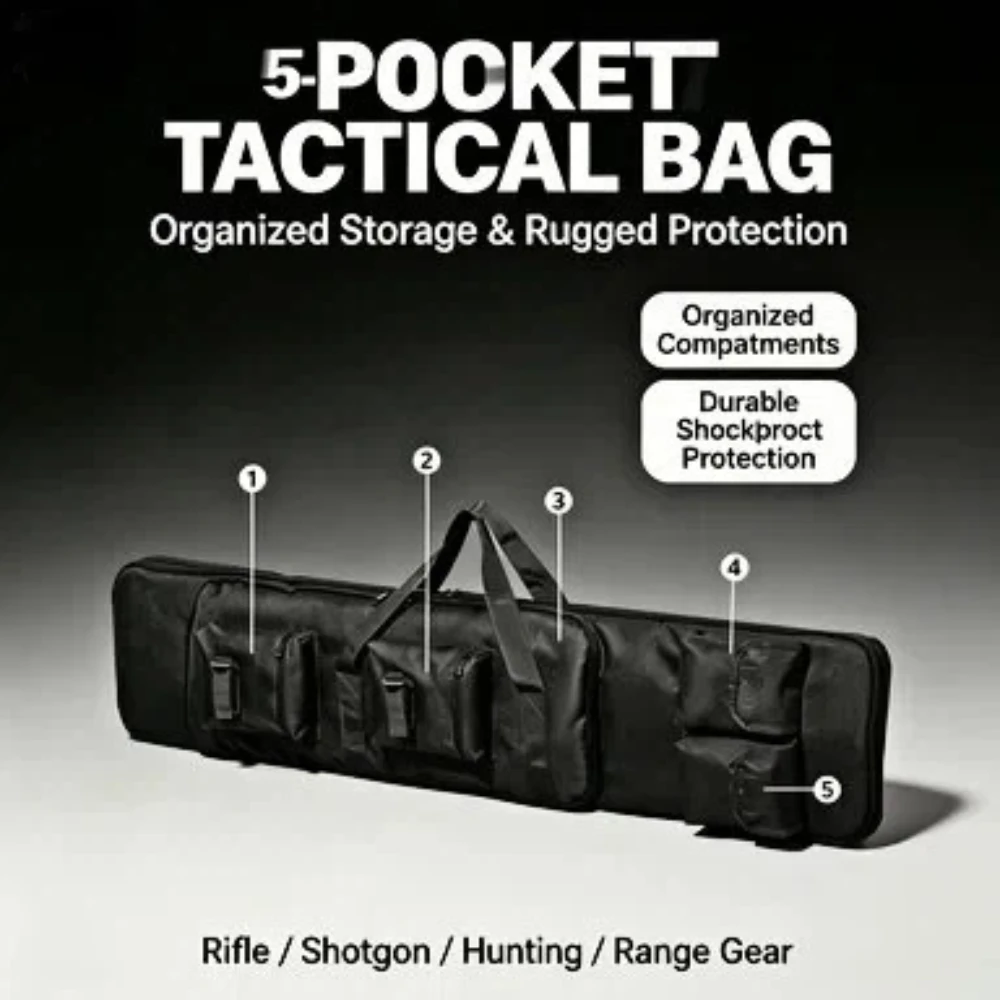 94cm/37in 120cm/47.2in  Soft Rifle Case Rifle Backpack Double Long Gun Bag Shooting Carry Shoulder Bags for Hunting Accesories