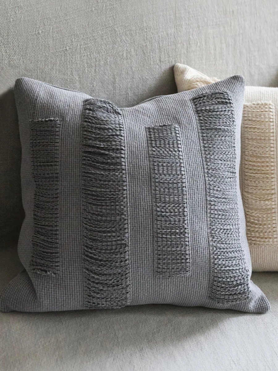 

Натуральная минималистичная хлопковая декоративная наволочка для дивана, чехол для спинки, в стиле Wild Luxury, повседневный стиль, однотонный, современный, простой, для дома