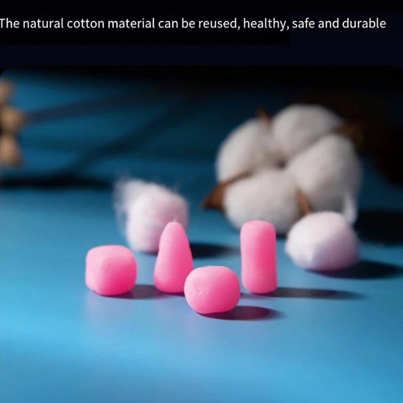 Wax Cotton Earplugs Swimming Ear Plugs Noise Reduction Sleeping Snoring Airplane Sound Insulation Hearing Soundproof Portable