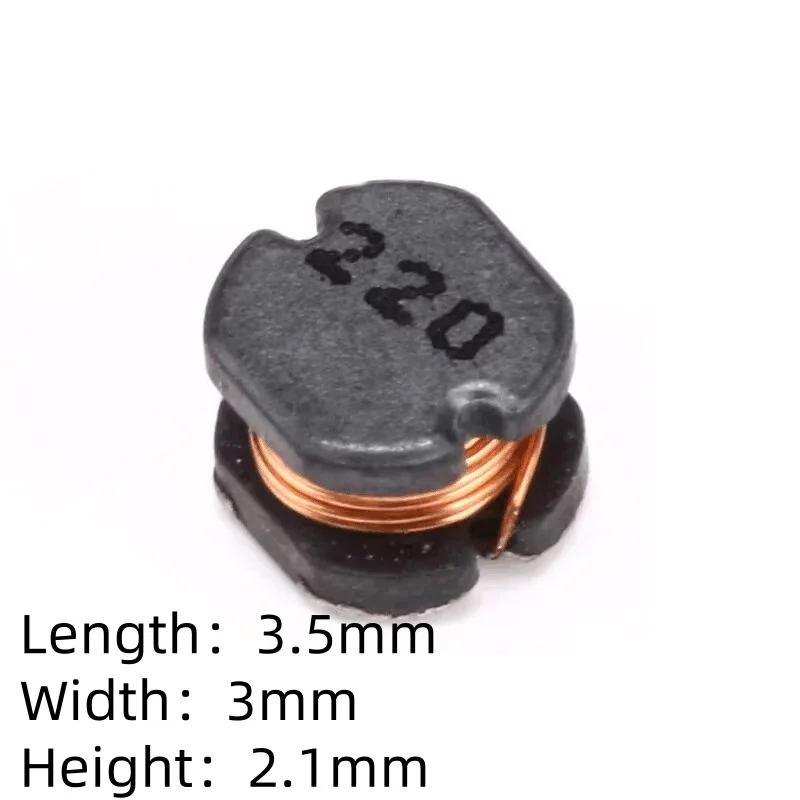 30pcs CD32 patch inductors 1/1.5/2.2/3.3/4.7/6.8/10/15/22/33/47/68/100UH power wound inductors NEW