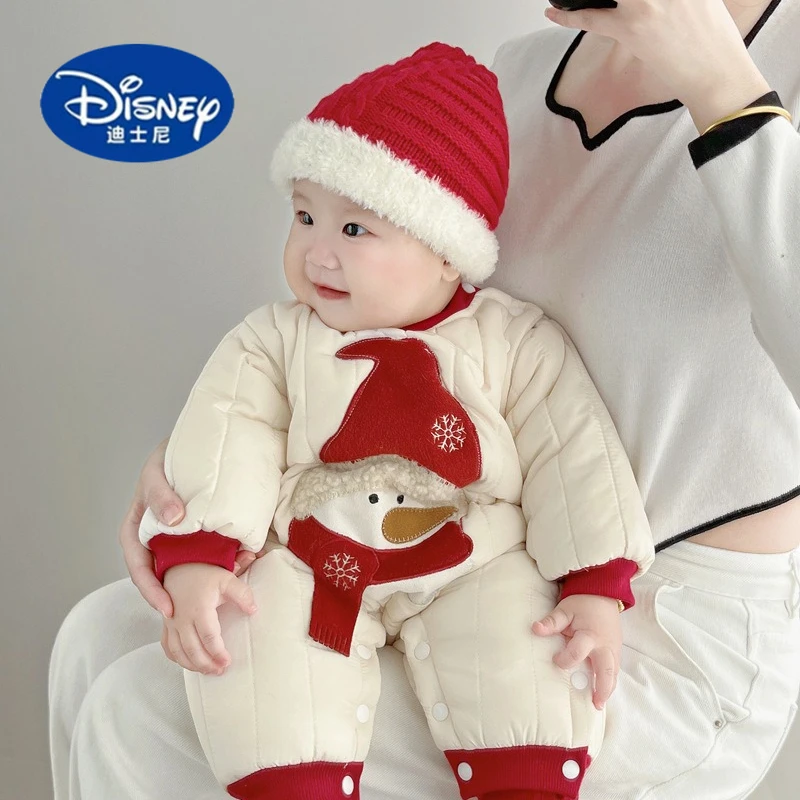 بذلة مبطنة حرارية للأطفال |   رومبير شتوي ثقيل الوزن مع حشوة قطنية للرضع من عمر 0 إلى 24 شهرًا، ملابس خارجية مريحة