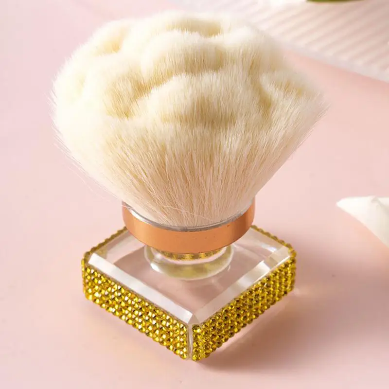 Pennello per polvere fissante Pennello per polvere per unghie Viso Guancia Pennello per fissaggio generale Pennello per contorno trucco Pennello per trucco per miscelazione complessiva