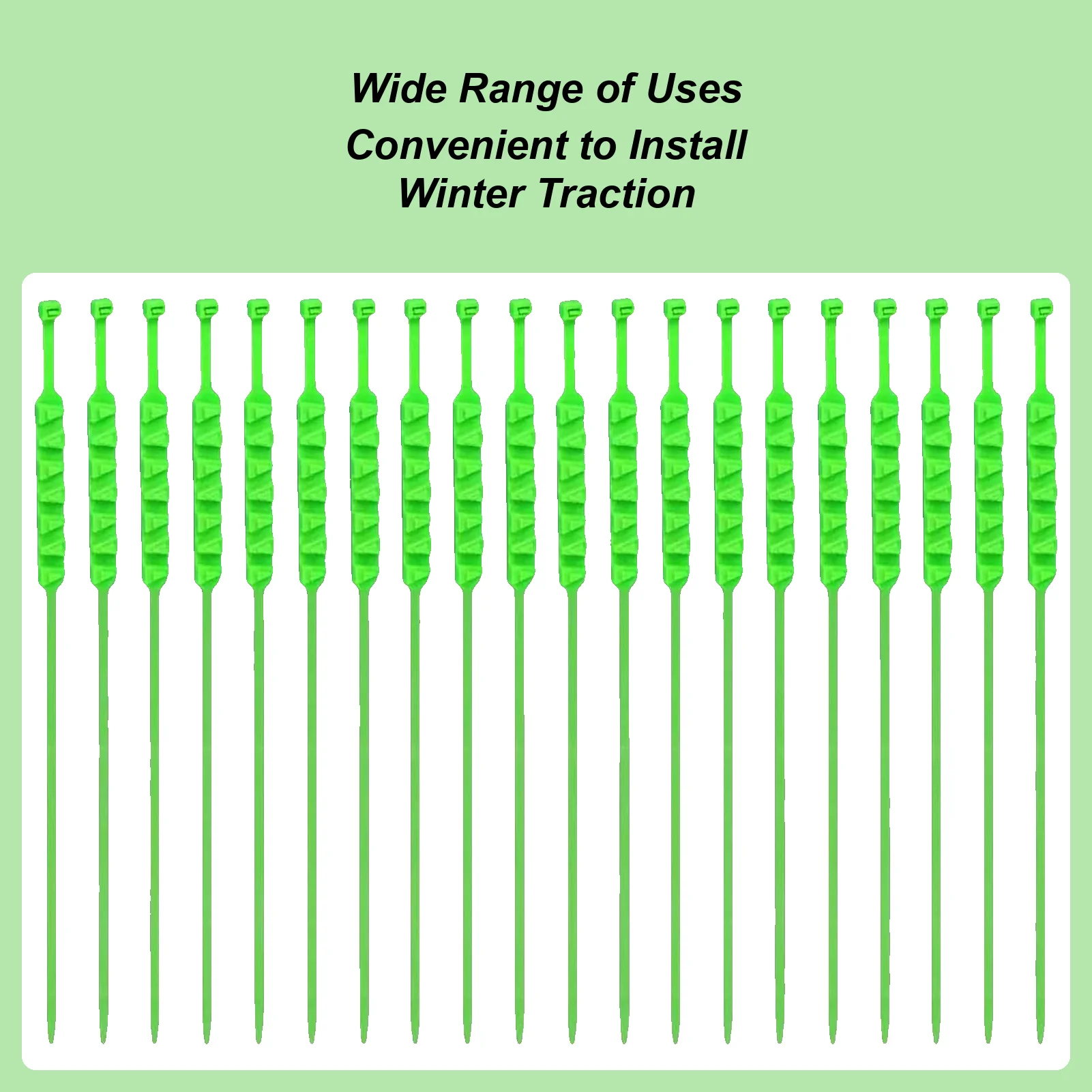 

Цепи противоскольжения для шин, 20 штук, нейлоновые, для грузовиков, зимние, для дорог, гор, колес, с противоскользящим покрытием