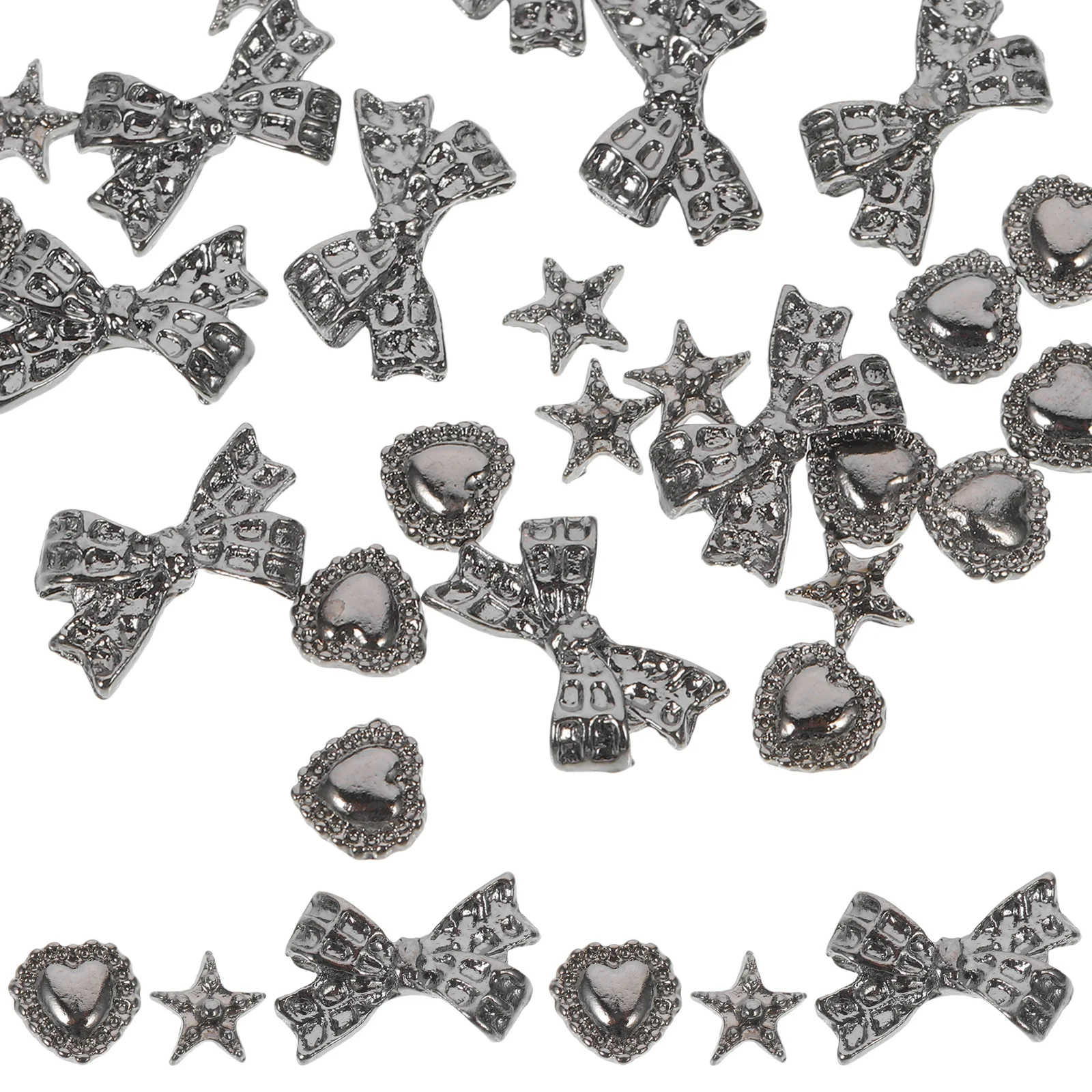 

30 шт. DIY дизайн ногтей декоры аксессуары из сплава с плоской задней частью маникюрные подвески крест украшения ремесленные инструменты подвески для ногтей крест