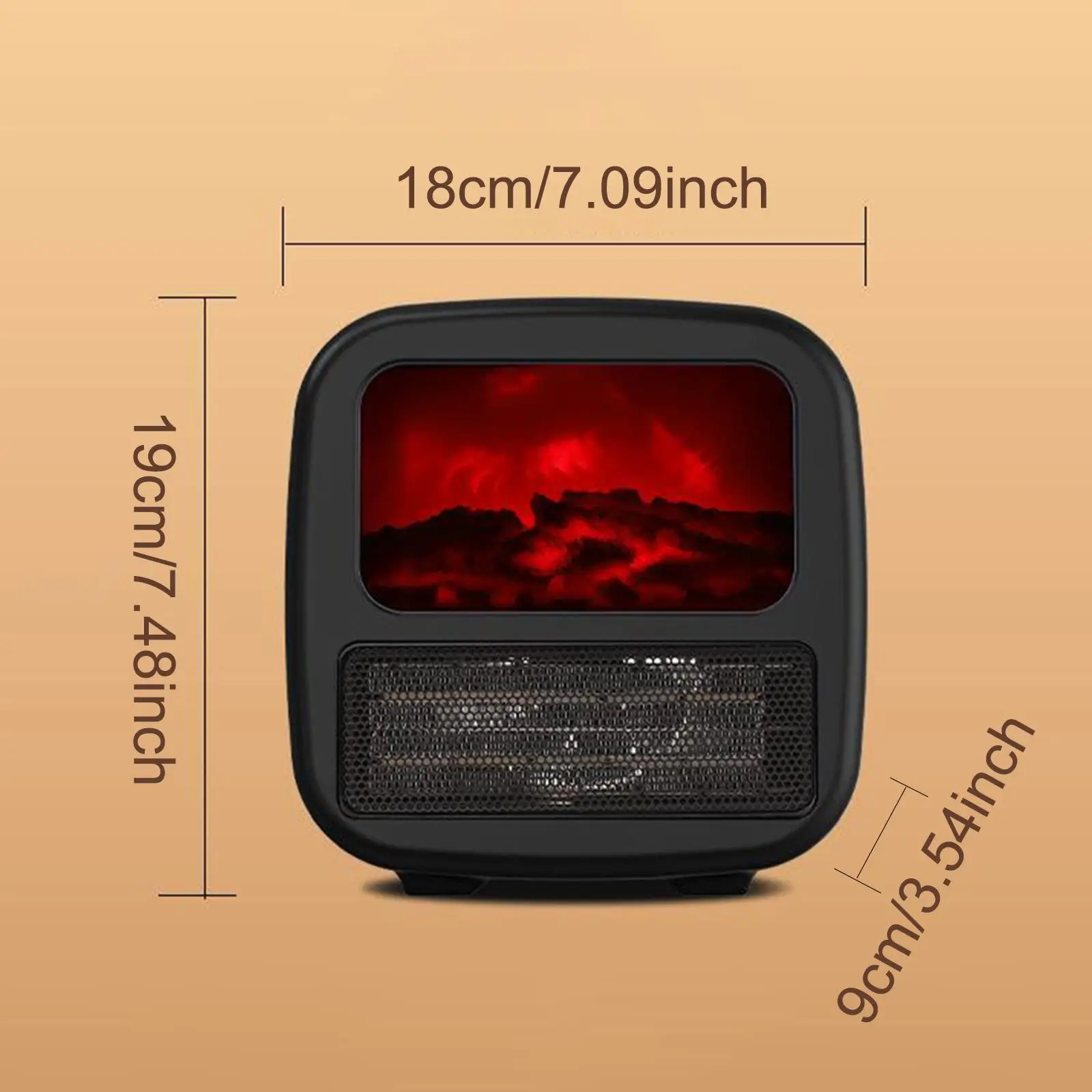 Pemanas Portabel Pemanas Meja Pemanas Pribadi untuk Kantor Rumah Pertanian Apartemen