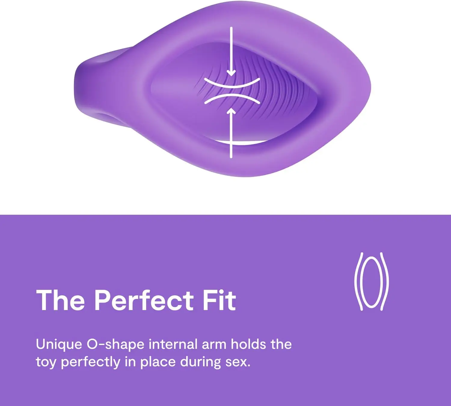 We-Vibe Sync O Couples Vibrator, Remote Control C-Shape Massager for Women, Female Clitoral G-spot Stimulation, Adult Sex Toys