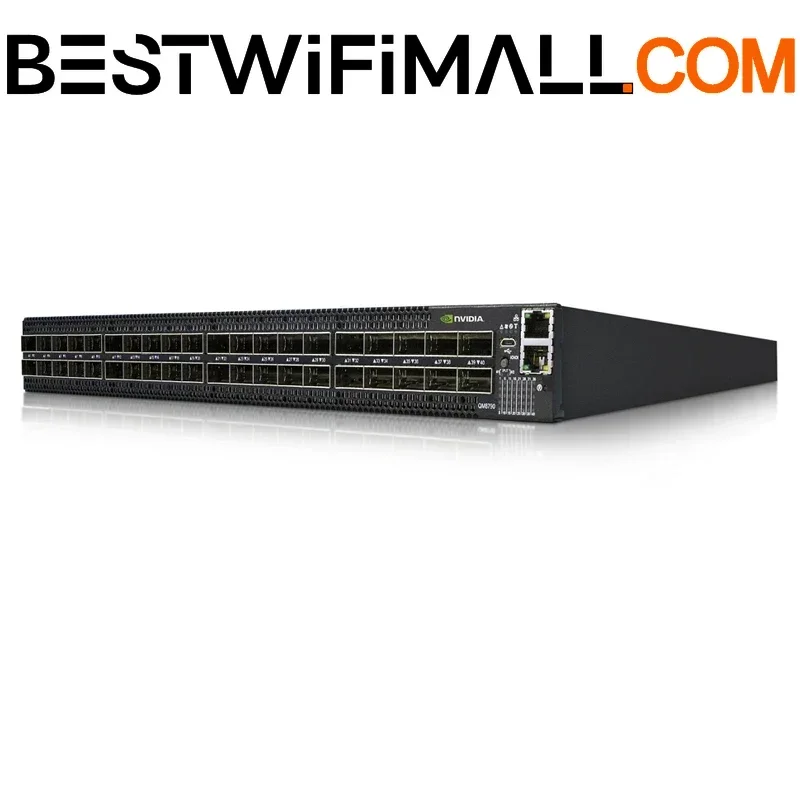 Коммутатор NVIDIA Mellanox MQM8700-HS2F Quantum HDR InfiniBand 1U с 40 портами HDR 200 Гбит/с и общим пропускным способом 16 Тбит/с