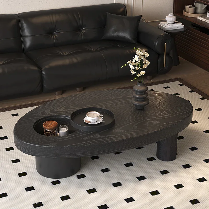 

Minimalist Household Coffee Table Modern Designer Apartment Small Coffee Table Black European Stolik Kawowy Salon Room Furniture