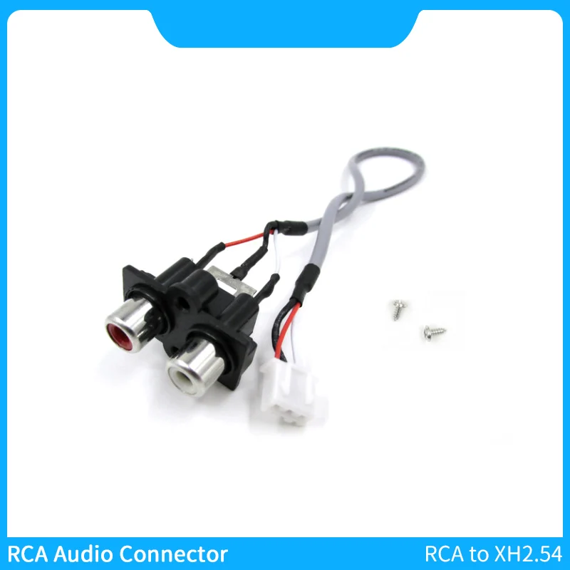 Złącze Audio RCA 2 RCA do XH2.54mm kabel sygnałowy 30cm przedłużenie linii dźwiękowej