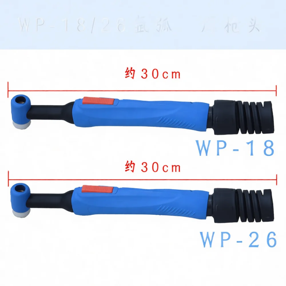 High Precision TIG Torch Head For WP18 WP26 Argon Arc Welder Blue Handle Electronic Switch Professional Tool Kit Part