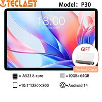 Teclast P30 2024 Tablet Allwinner A523 8-core 1.8GHz/ 10GB(4GB+6GB)RAM/64GB ROM/10.1inch 1280x800iPS/WIFI/6000mAh/Type-C/5MP+2M