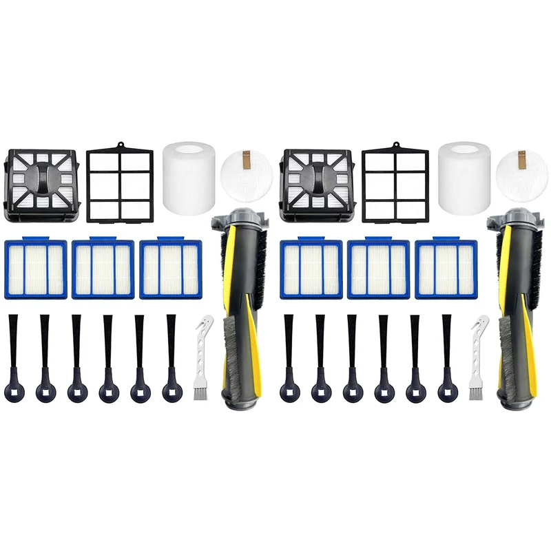 

BHTS-28PCS Replacement Parts For Shark IQ RV1001AE RV101 Robot Vacuum Foam Felt Filter Self-Clean Base Accessories