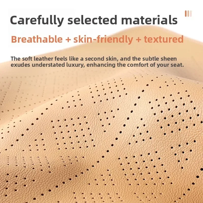 High Quality Leather Car Seat Protection Pad Universal Car Seat Covers Full Set Car Accessories Interior Anti Slip Seat Cushion view 6