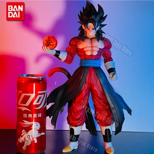 29cm anime dragon ball gogeta ssj4 figura super saiyan 4 son goku vegeta figurine figuras de acción de pvc juguete para niños regalo 8 mejores ventas Goku Super Saiyan Figura - №8