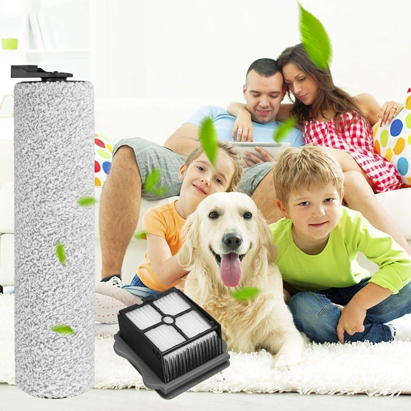 فرشاة تنظيف مرشح الفرشاة الرئيسية ملحقات روبوت كنس البلاستيك لـ Tineco IFLOOR 3، FLOOR ONE S3، F3