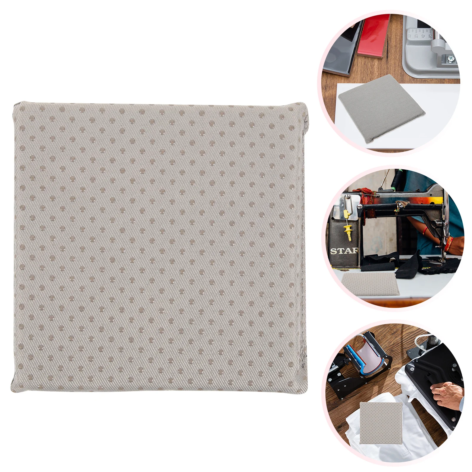 

Heat Press Sponge Pad Canvas Sponge Board Aluminum Foil Stable Transfer Mat Non Slip High Temperature Resistant Heat Press