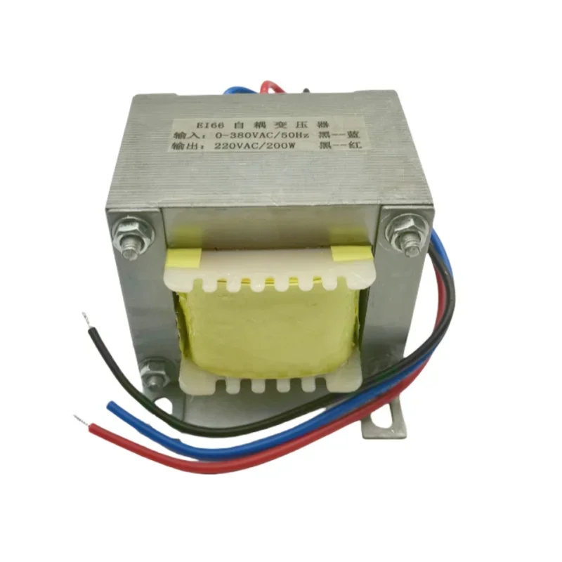 EI66 Low frequency transformer 200W 380VAC to 220VAC 50Hz 66*48*58 cm Custom Aluminum wire power transformer