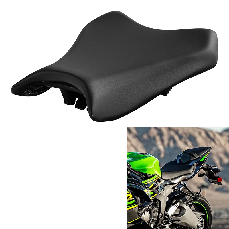 

Black Front Driver Rider Seat Fit For KAWASAKI NINJA ZX6R ZX636 2019-2025 2020 2022