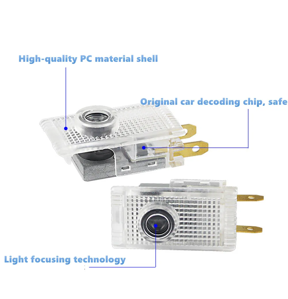 2 szt. Lampka grzecznościowa LED 12V lampa samochodowa powitalna projektor cienia żarówka do Opel Insignia akcesoriów samochodowych