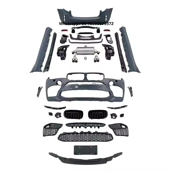 Complete Body Kit Set for X6 F16 2013-2018 Models and Modified X6M Including Front and Rear Bumper