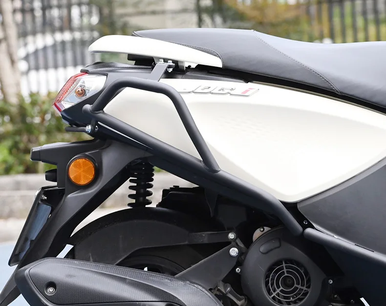 For Yamaha Jog i125 scooter bumper with spotlight holder, front and rear full-coverage protective bar