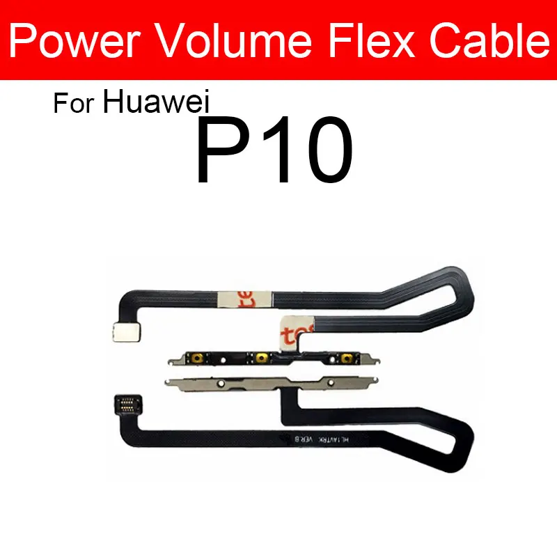 Power Volume Buttons Flex Cable For Huawei P7 P8 P9 P10 P20 Pro P10 P9 Plus P9 P8 Lite Mini 2016 2017 Side Keys Switch Flex Part