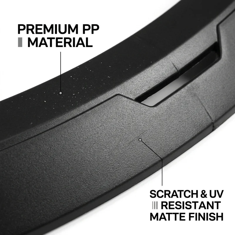 Auto Accessories ‑Series Wide‑Body Fender Flares With LED Lamp Wheel Arch Guards For Ranger T7 T8 Pickup 4X4 Exterior Upgra