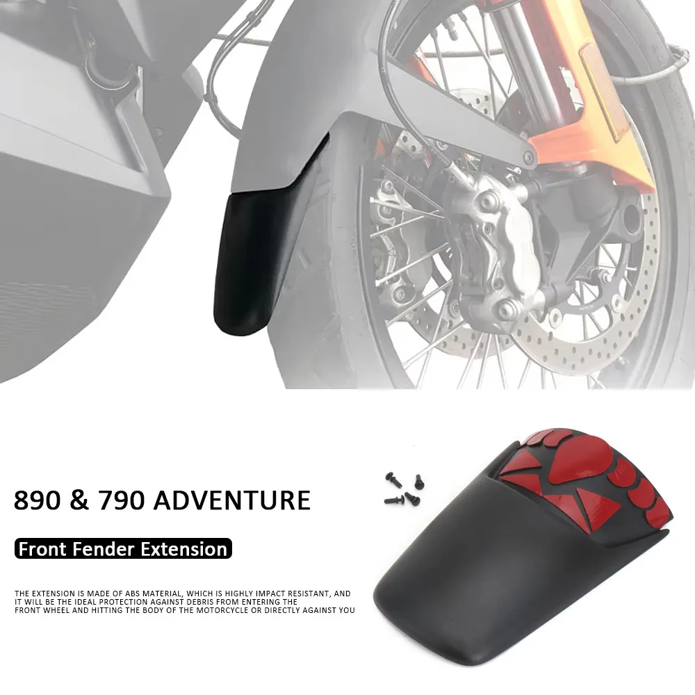 

890 ADVENTURE ADV 2021- New Motorcycle For 790 Adventure Adv 2019- Mudguards Front Fender Splash Guard Extension