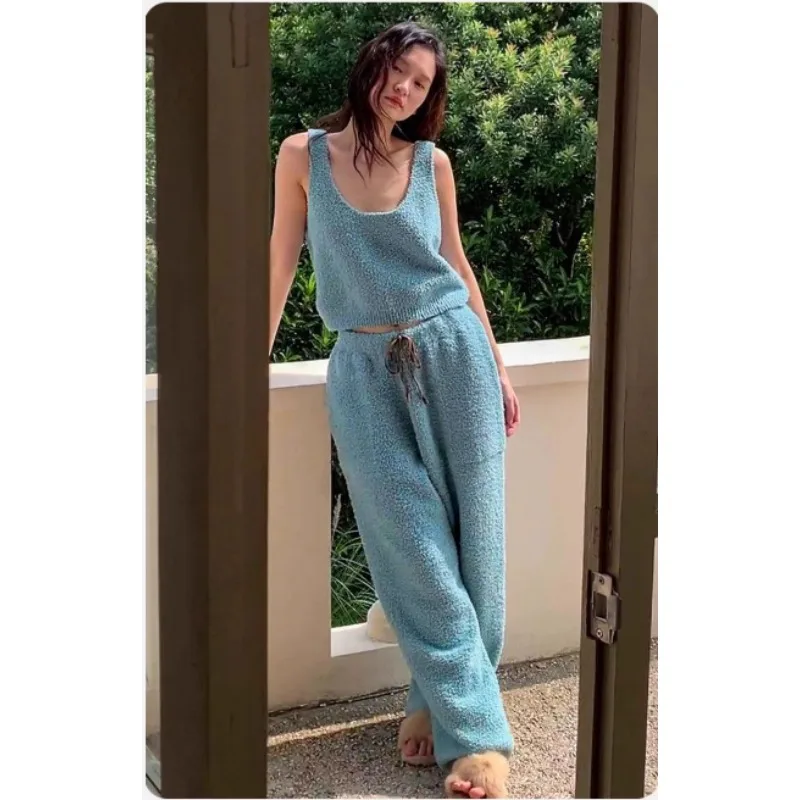 نصف حافة بيجامة مخملية المرأة الخريف والشتاء مثير ثلاث قطع مجموعة 2026 جديد رغبة نقية الجلد ودية المخملية المتسكعون مجموعة