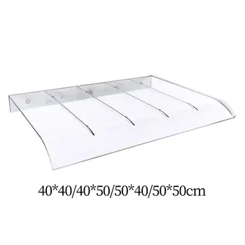 입구 문짝 창문 차양 외부 투명 차양막, 전면 문짝 캐노피, 브래킷 없음, 현관 차양, 외부 햇빛용 문짝 차양 