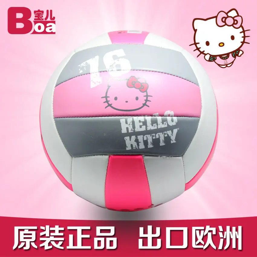 سانريو هالو كيتي كارتون طالب لطيف رقم. 5 كرة طائرة إبداعية كاواي رياضية خارجية كرة طائرة أنيمي هدية محيطية