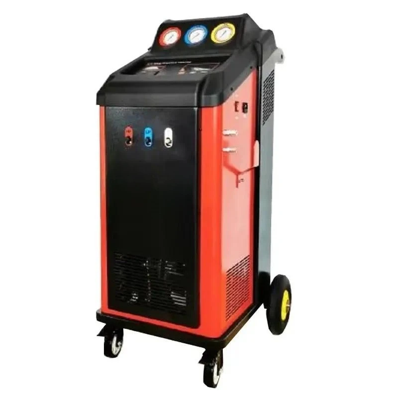 Value300 Plus R134a/R1234YF Car AC Refrigerant Recovery & Filling Machine 12L Tank 400g/min Recovery 1200g/min Charge