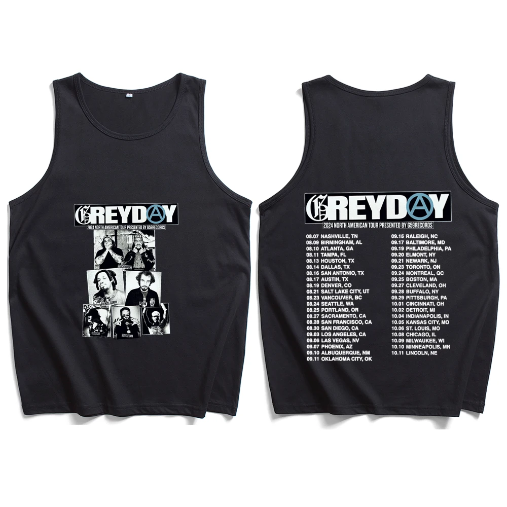 $uicideboy$ North America Tour 2024 Tank Tops Vest T-Shirt Music Fans Gift T-shirt Sleeveless Summer Printing Unisex Casual