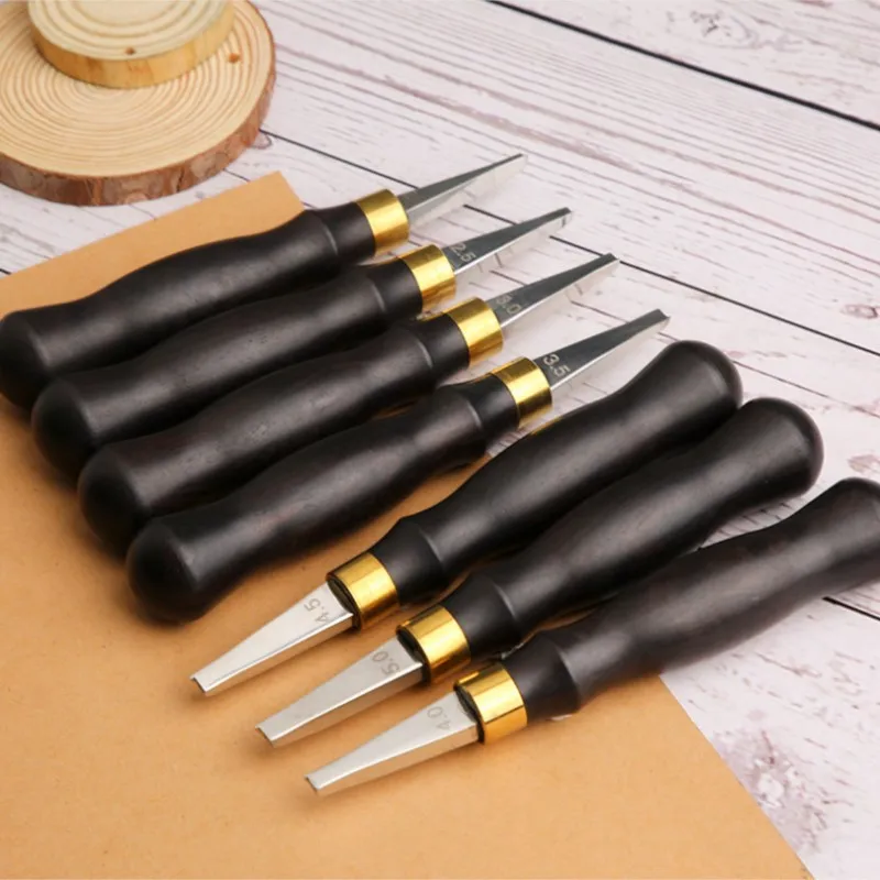 1PC Leather Arch Edge Sector Shallow Groove Edges Cold And Hot Pressure Line Punch Embedding Thread Leathercraft Tools 2.0-5mm